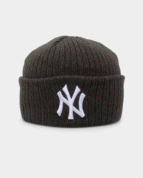 New Era New York Yankees Q223 Knitted Beanie Speckle Black