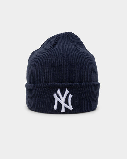 New Era New York Yankees Q223 Seasonal Knitted Beanie Dark Blue