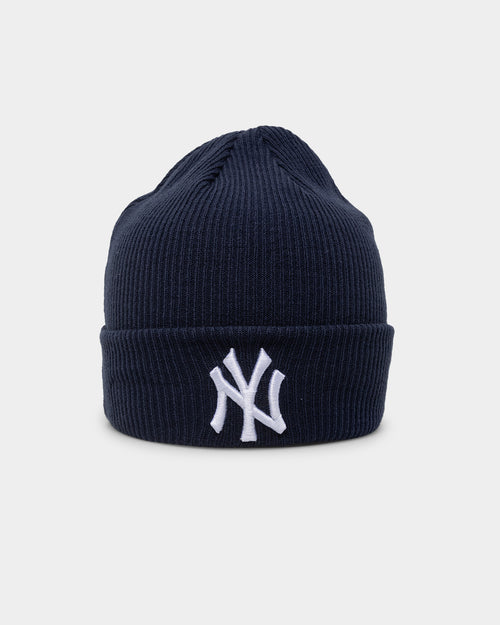 New Era New York Yankees Q223 Seasonal Knitted Beanie Dark Blue