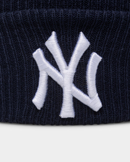 New Era New York Yankees Q223 Seasonal Knitted Beanie Dark Blue