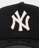 New Era New York Yankees 9FORTY A-Frame Snapback Black