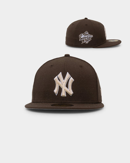 New Era New York Yankees 59FIFTY Q223 Brownstone Fitted Dark Brown