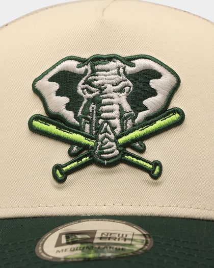 New Era Oakland Athletics 'Caddy Green' 9FORTY K-Frame Snapback Chrome White