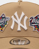 New Era New York Yankees 'World Series Multi Logo ' 9FORTY K-Frame Snapback Tumbleweed