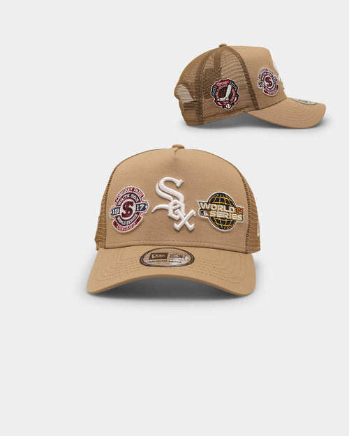 New Era Chicago White Sox 'World Series Multi Logo' 9FORTY K-Frame Snapback Tumbleweed