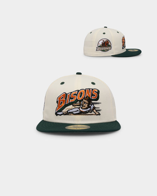New Era Buffalo Bisons 'Rusty Chrome Green' 59FIFTY Fitted White