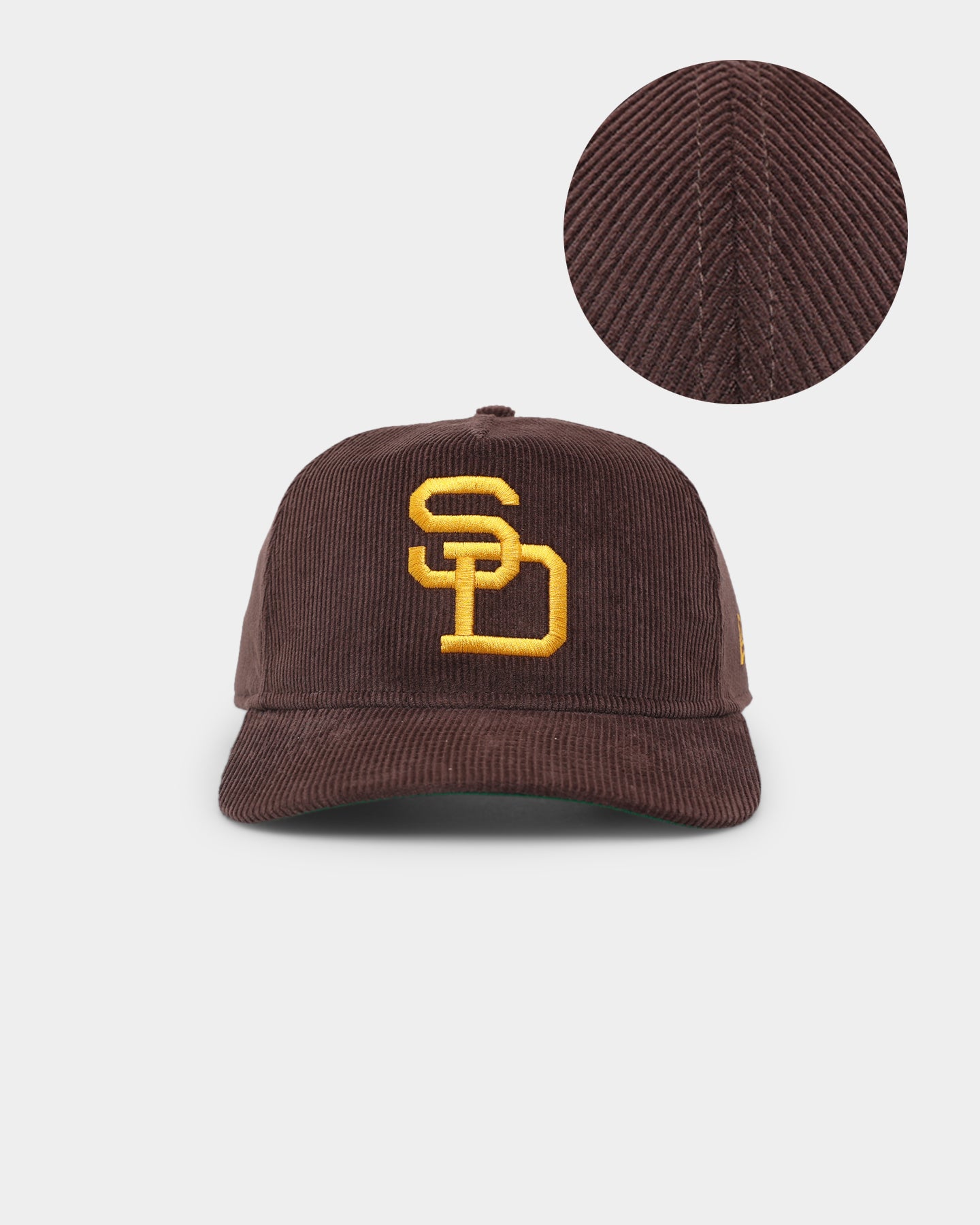 New Era San Diego Padres 'Throwback Corduroy' Golfer Snapback Dark