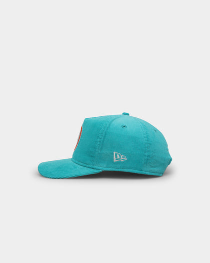 New Era Miami Dolphins 'Throwback Corduroy' Golfer Snapback Turquoise