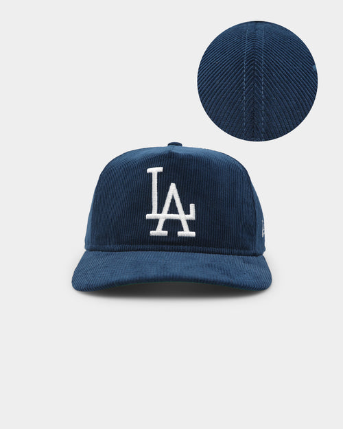 New Era Los Angeles Dodgers 'Throwback Corduroy' Golfer Snapback Dark Blue