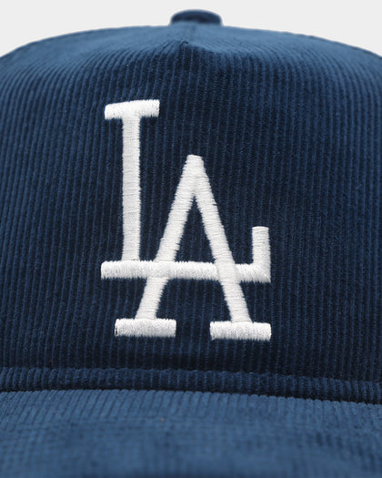 New Era Los Angeles Dodgers 'Throwback Corduroy' Golfer Snapback Dark Blue