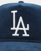 New Era Los Angeles Dodgers 'Throwback Corduroy' Golfer Snapback Dark Blue