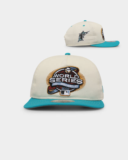 New Era Florida Marlins '2000s World Series Through The Decades' 2003 World Series Golfer Snapback Chrome White