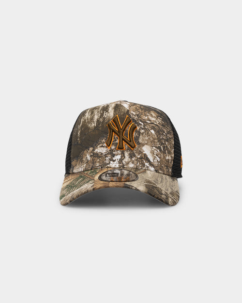 New Era New York Yankees 'Real Tree Twist' 9FORTY K-Frame Trucker Snapback Realtree Edge