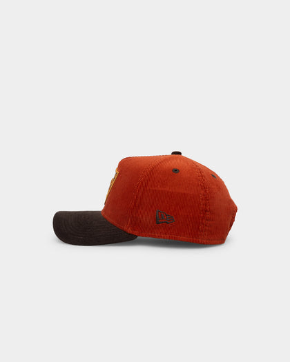New Era Oakland Raiders 'Pumpkin Spice Corduroy' 9FORTY A-Frame Snapback Copper/Brown
