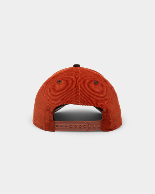 New Era Los Angeles Dodgers 'Pumpkin Spice Corduroy' 9FORTY A-Frame Snapback Copper/Brown