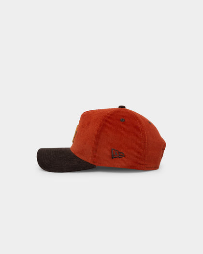 New Era Los Angeles Dodgers 'Pumpkin Spice Corduroy' 9FORTY A-Frame Snapback Copper/Brown
