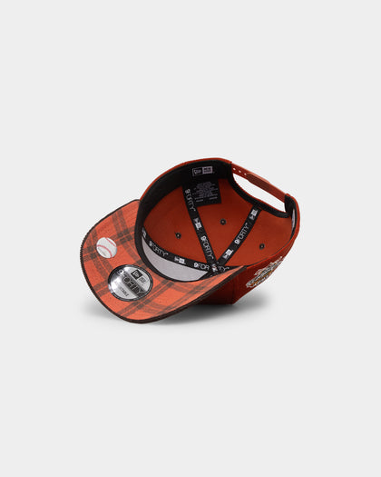 New Era Los Angeles Dodgers 'Pumpkin Spice Corduroy' 9FORTY A-Frame Snapback Copper/Brown