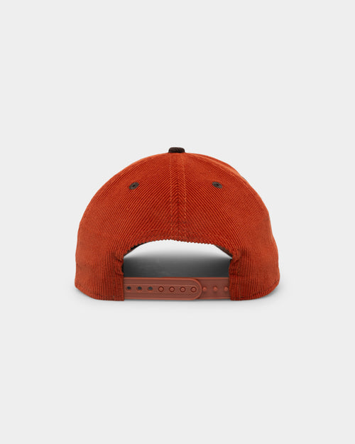 New Era Houston Astros 'Pumpkin Spice Corduroy' 9FORTY A-Frame Snapback Copper/Brown