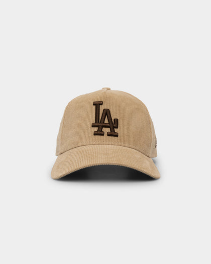 New Era Los Angeles Dodgers 'Brown Camel Corduroy' 9FORTY A-Frame Snapback Camel