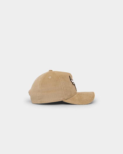 New Era Chicago Bulls 'Brown Camel Corduroy' 9FORTY A-Frame Snapback Camel