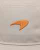 New Era McLaren Speedmark Seasonal Bucket Hat Light Beige