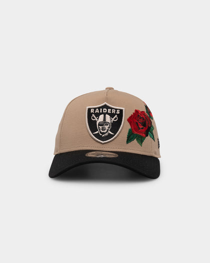 New Era Kids' Las Vegas Raiders 'Tumbleweed Roses' 9FORTY A-Frame Snapback Camel/Black/Stone