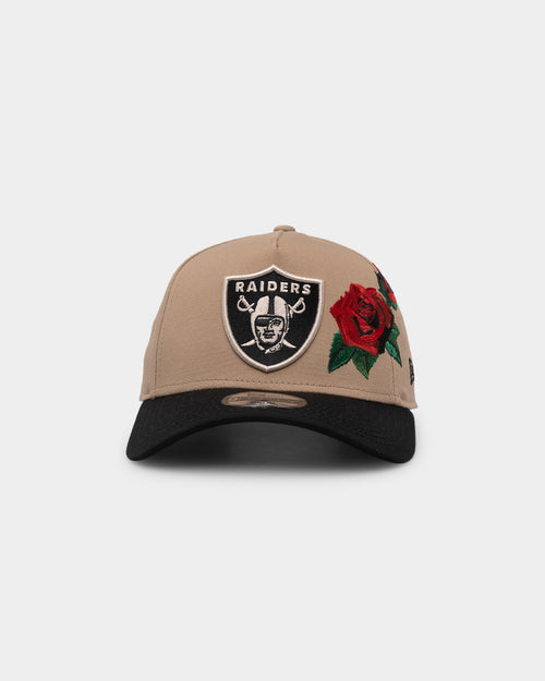New Era Kids' Las Vegas Raiders 'Tumbleweed Roses' 9FORTY A-Frame Snapback Camel/Black/Stone