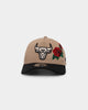 New Era Kids' Chicago Bulls 'Tumbleweed Roses' 9FORTY A-Frame Snapback Camel/Black/Stone