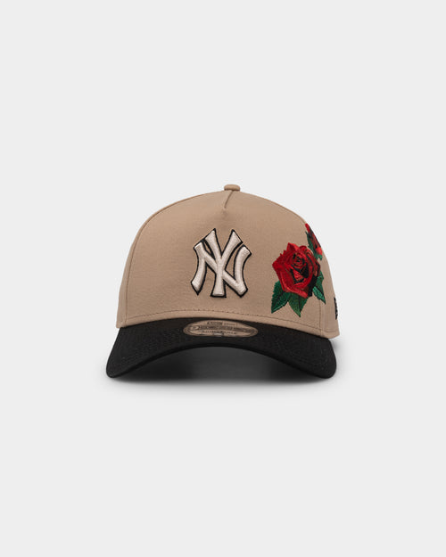 New Era New York Yankees 'Tumbleweed Roses' 9FORTY A-Frame Snapback Camel/Black/Stone