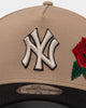 New Era New York Yankees 'Tumbleweed Roses' 9FORTY A-Frame Snapback Camel/Black/Stone