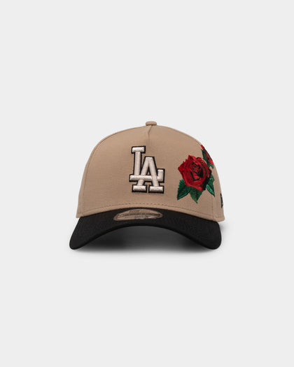 New Era Los Angeles Dodgers 'Tumbleweed Roses' 9FORTY A-Frame Snapback Camel/Black/Stone