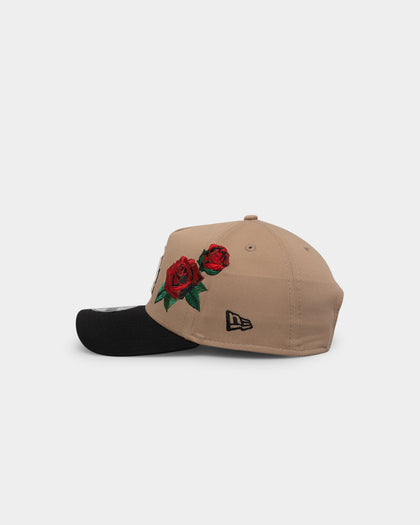 New Era Los Angeles Dodgers 'Tumbleweed Roses' 9FORTY A-Frame Snapback Camel/Black/Stone