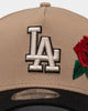 New Era Los Angeles Dodgers 'Tumbleweed Roses' 9FORTY A-Frame Snapback Camel/Black/Stone