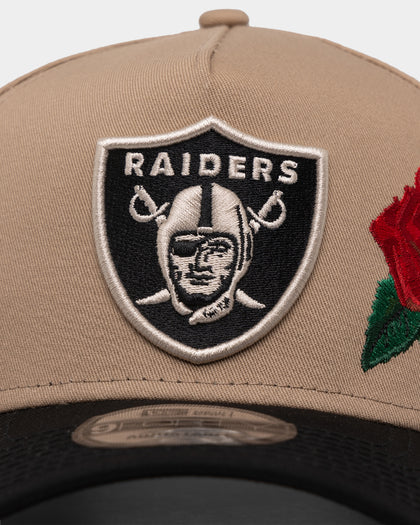 New Era Las Vegas Raiders 'Tumbleweed Roses' 9FORTY A-Frame Snapback Camel/Black/Stone