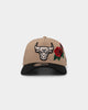 New Era Chicago Bulls 'Tumbleweed Roses' 9FORTY A-Frame Snapback Camel/Black/Stone