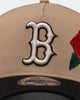 New Era Boston Red Sox 'Tumbleweed Roses' 9FORTY A-Frame Snapback Camel/Black/Stone