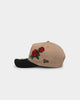 New Era Atlanta Braves 'Tumbleweed Roses' 9FORTY A-Frame Snapback Camel/Black/Stone