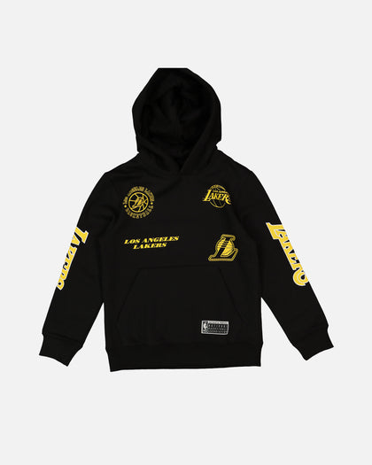 NBA Kids' Los Angeles Lakers Union Fleece Hoodie Black