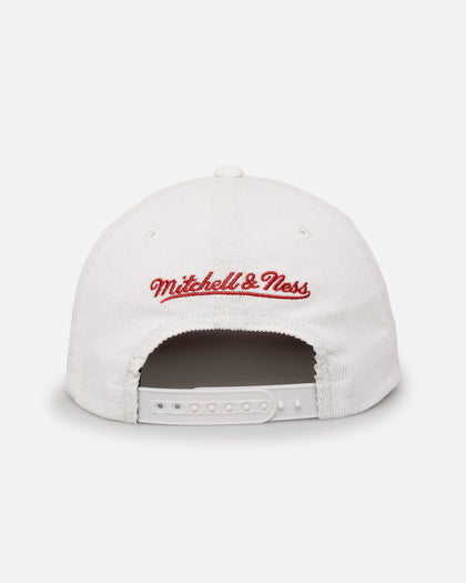 Mitchell & Ness Chicago Bulls History Origin Snapback White/Red