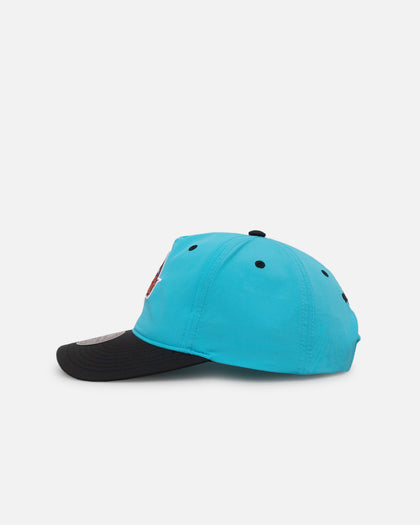 Mitchell & Ness Golden State Warriors Nylon Deadstock 2-Tone Snapback Neon Blue/Black