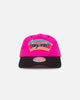 Mitchell & Ness San Antonio Spurs Nylon Deadstock 2-Tone Snapback Neon Pink/Black