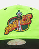 Mitchell & Ness Seattle Sonics Nylon Deadstock 2-Tone Snapback Neon Green/Black