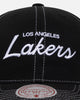 Mitchell & Ness Los Angeles Lakers Script Origin Snapback Black