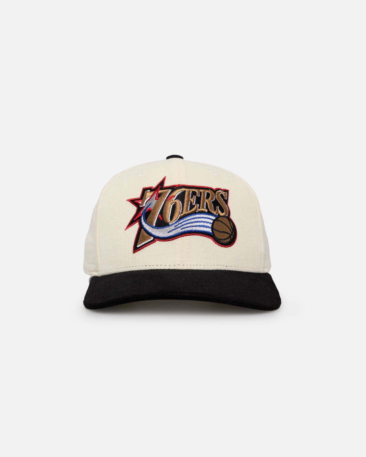 Mitchell & Ness Philadelphia 76ers Go Team Go OG Corduroy Snapback