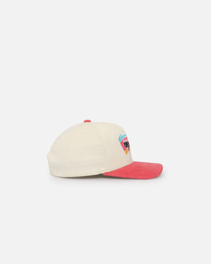 Mitchell & Ness San Antonio Spurs Go Team Go OG Corduroy Snapback Light Cream/Hot