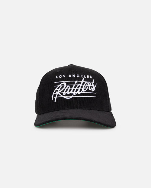 Mitchell & Ness Los Angeles Raiders 3 Time OG Corduroy Snapback Black