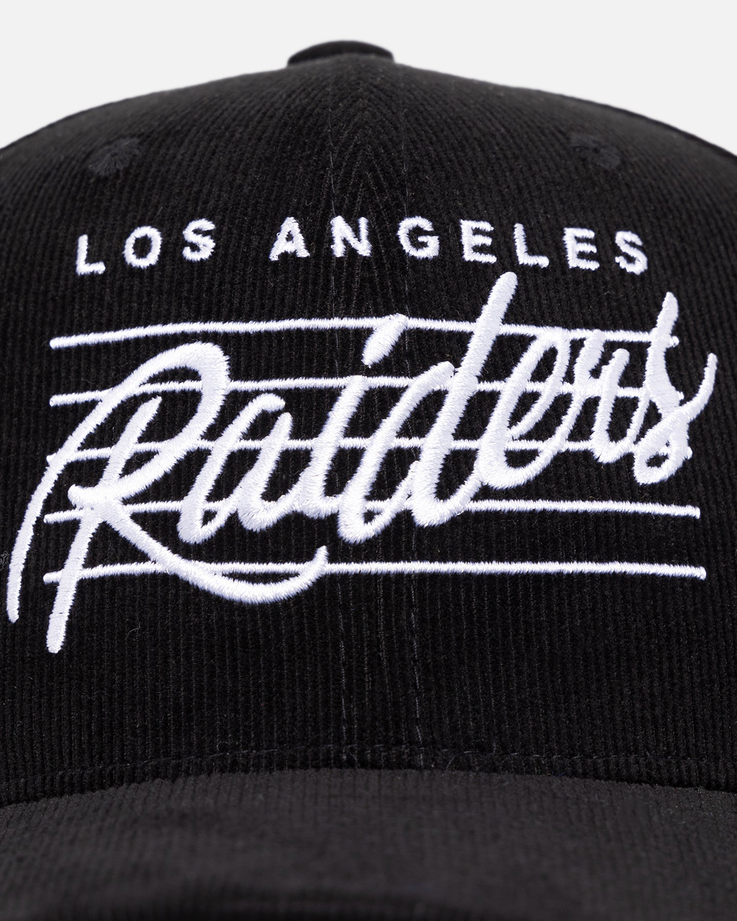 Mitchell & Ness Los Angeles Raiders 3 Time OG Corduroy Snapback