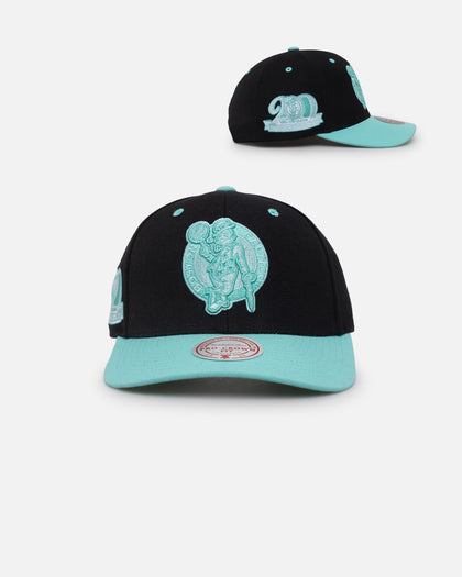 Mitchell & Ness Boston Celtics "Ice Blue" Script Origin Snapback Black/Ice Blue