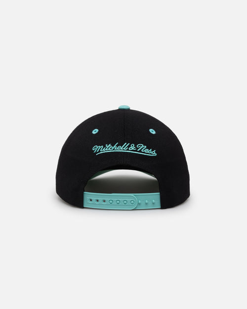 Mitchell & Ness Milwaukee Bucks "Ice Blue" Script Origin Snapback Black/Ice Blue