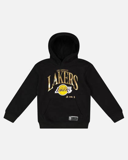 NBA Kids' Los Angeles Lakers Clifton Fleece Hoodie Black